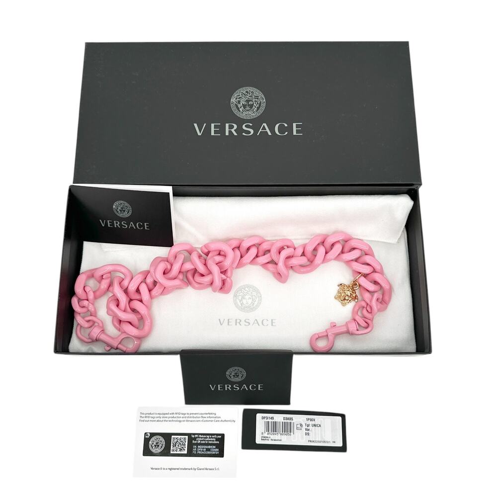 Versace Pink Shoulder Bag Chain